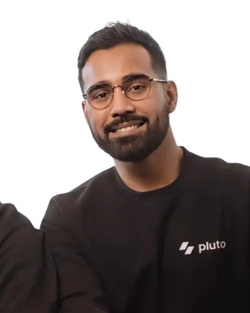 Mohammed Ridwan, Co-founder, COO and Chief Product Officer of Pluto